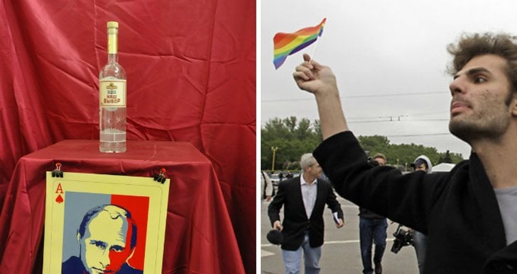 Vodka, Ryssland, homofobi